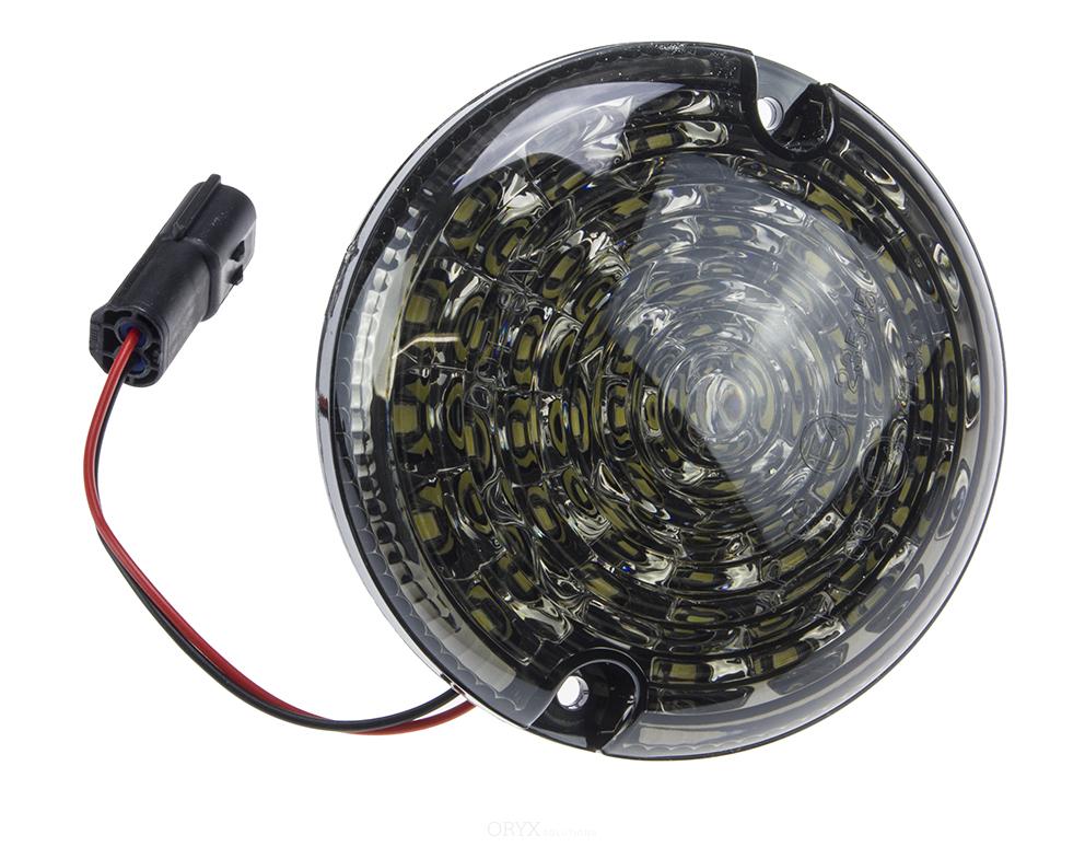 LED Rückfahrscheinwerfer + Nebelschlußleuchte Set 95mm, Klarglas-schwarz
