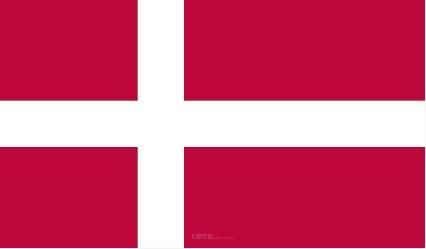 Aufkleber "Dänemark Flagge" 150x90