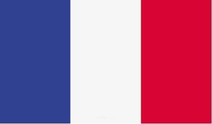 Aufkleber "Frankreich Flagge" 150x90