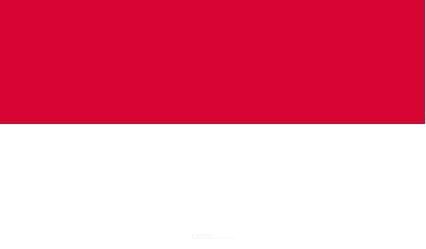 Aufkleber "Indonesien Flagge" 150x90