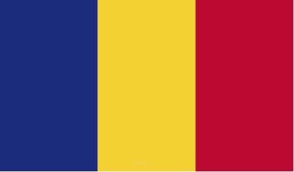 Aufkleber "Tschad Flagge" 150x90