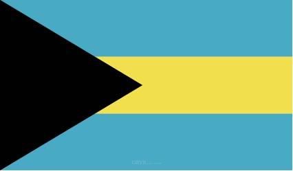 Aufkleber "Bahamas Flagge" 150x90