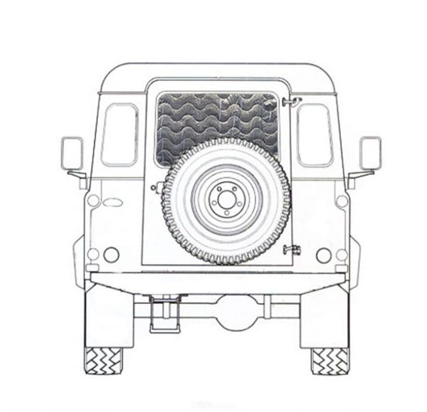 Thermomatte, für Land Rover Defender, Heck 1-tlg.