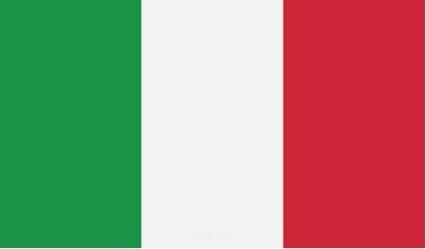 Aufkleber "Italien Flagge" 150x90
