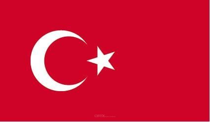 Aufkleber "Türkei Flagge" 150x90