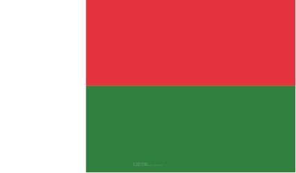 Aufkleber "Madagaskar Flagge" 150x90