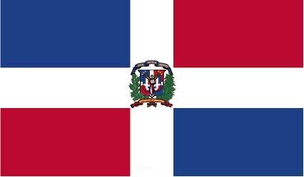 Aufkleber "Dominikanische Republik Flagge" 150x90
