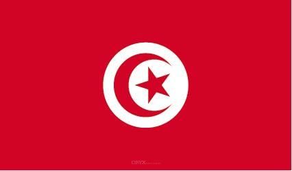 Aufkleber "Tunesien Flagge" 150x90