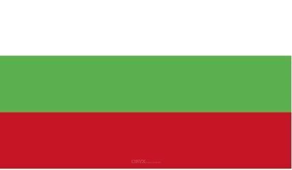 Aufkleber "Bulgarien Flagge" 150x90