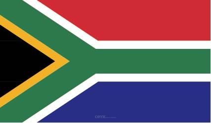 Aufkleber "Südafrika Flagge" 150x90