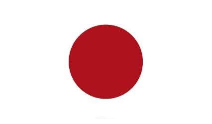 Aufkleber "Japan Flagge" 150x90