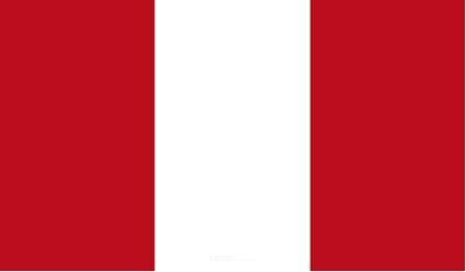 Aufkleber "Peru Flagge" 150x90
