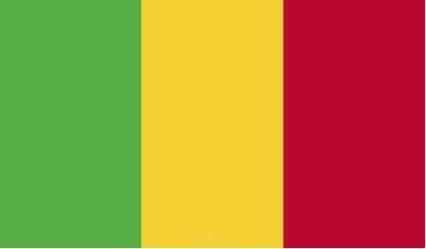 Aufkleber "Mali Flagge" 150x90