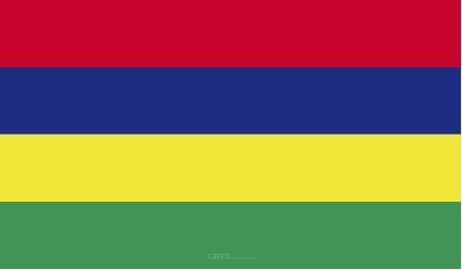 Aufkleber "Mauritius Flagge" 150x90