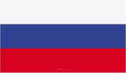 Aufkleber "Russland Flagge" 150x90