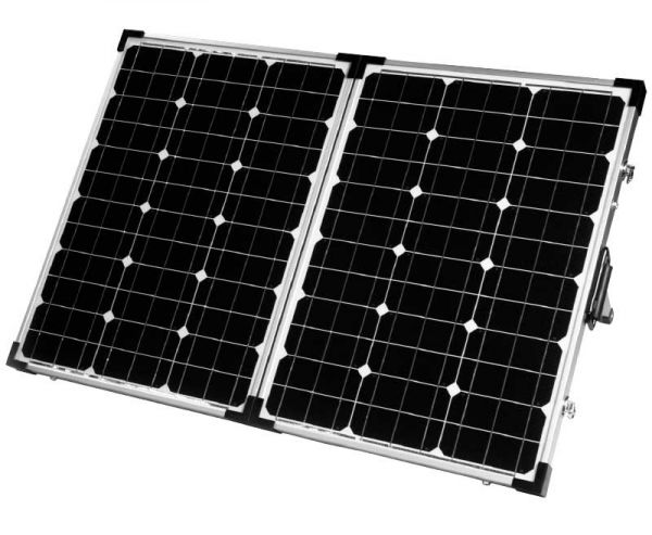 120 Watt Solarkoffer, faltbar, mit Laderegler