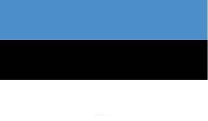 Aufkleber "Estland Flagge" 150x90