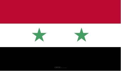 Aufkleber "Syrien Flagge" 150x90