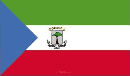Aufkleber "Äquatorialguinea Flagge" 150x90