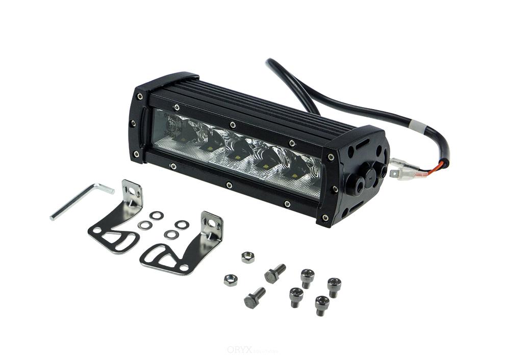 AdLuminis Blackline LED Fernscheinwerfer ECE Zulassung R112 36 Watt 2900  Lumen, Zusatzscheinwerfer, Arbeitsscheinwerfer mit Straßenzulassung