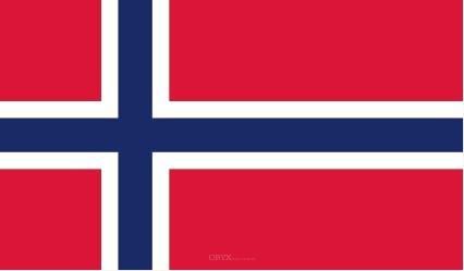 Aufkleber "Norwegen Flagge" 150x90