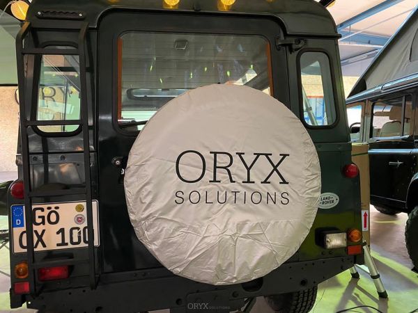 Reserveradabdeckung, silber, Oryx-Solutions