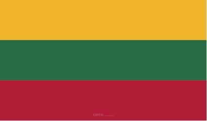 Aufkleber "Litauen Flagge" 150x90