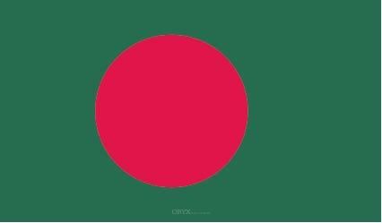 Aufkleber "Bangladesch Flagge" 150x90