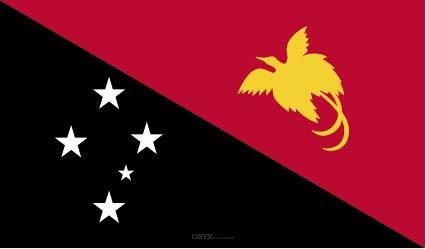 Aufkleber "Papua-Neuguinea Flagge" 150x90