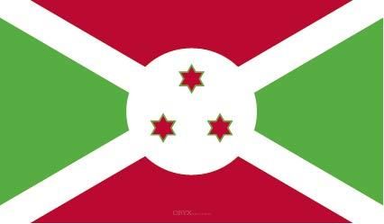 Aufkleber "Burundi Flagge" 150x90